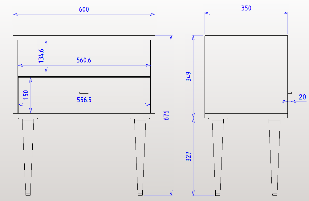 CLARJK MESITA 60cm